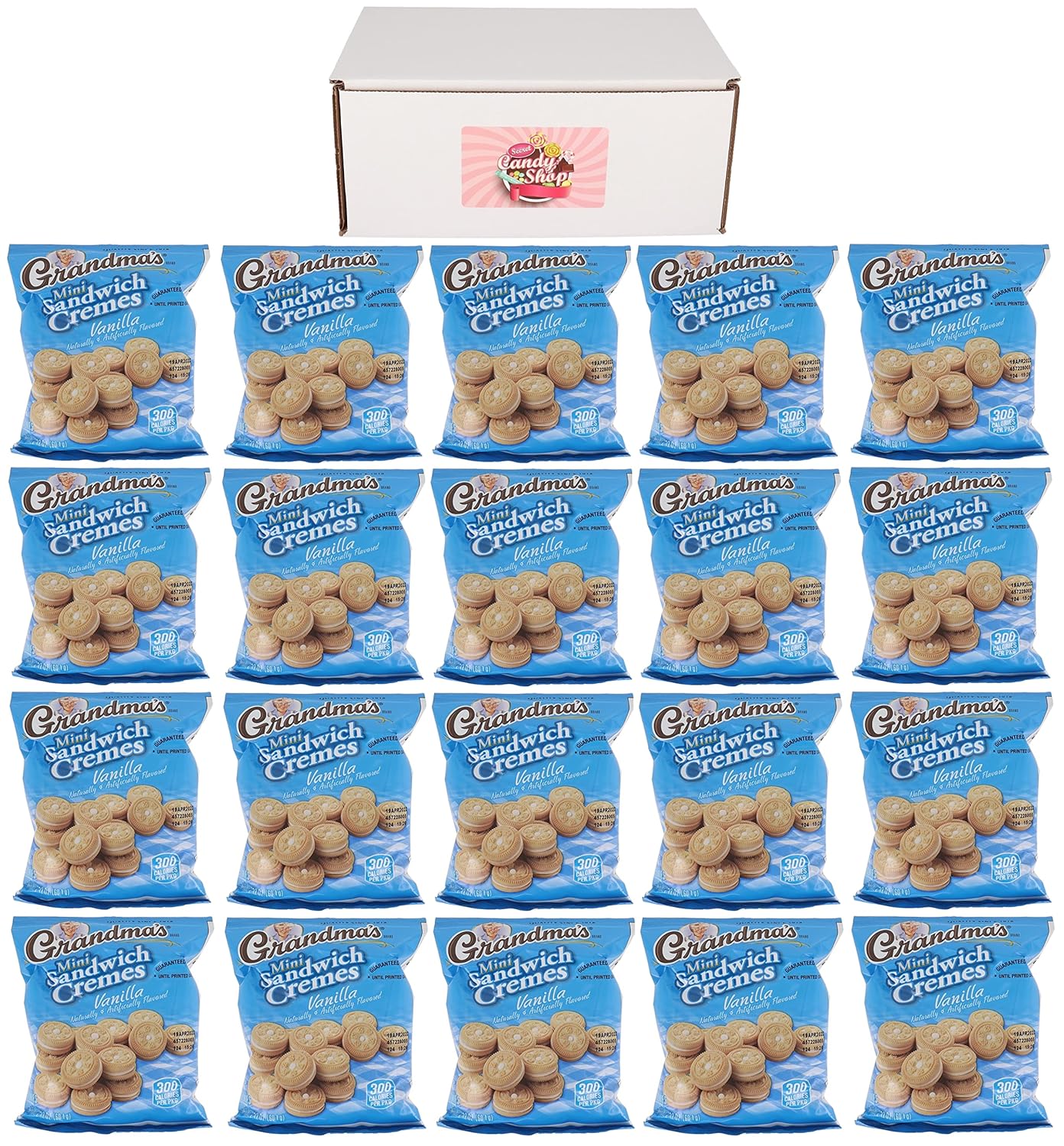 Grandma's Cookies In Box (Pack of 20) Vanilla Bites