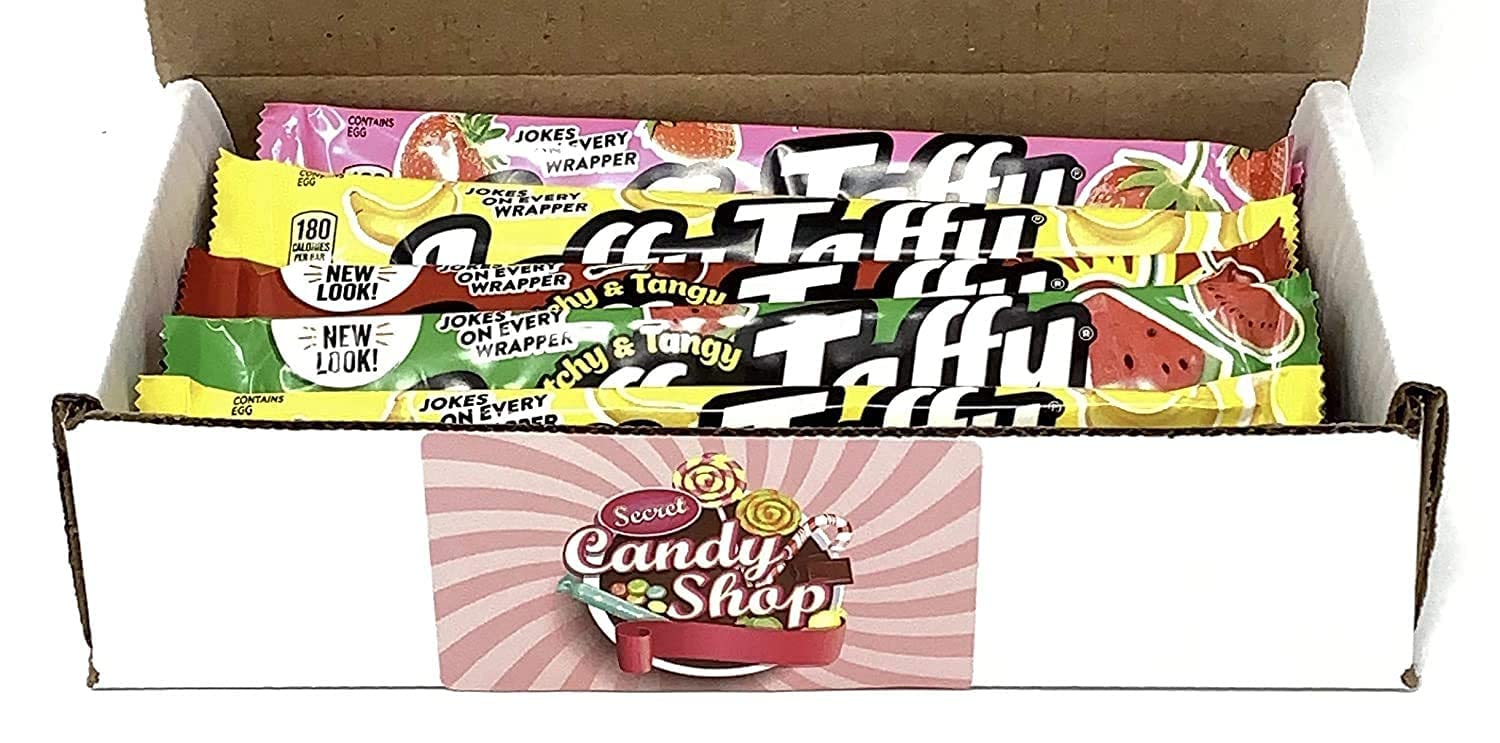 Laffy Taffy Stretchy & Tangy Variety Pack of 5 Flavors