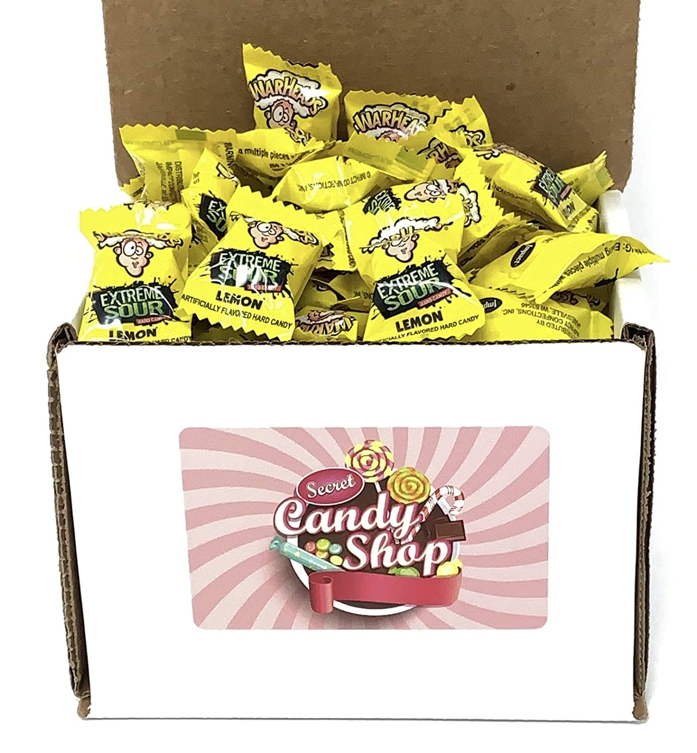 Warheads Extreme Sour Candy in Box, 1Lb (Individually Wrapped)