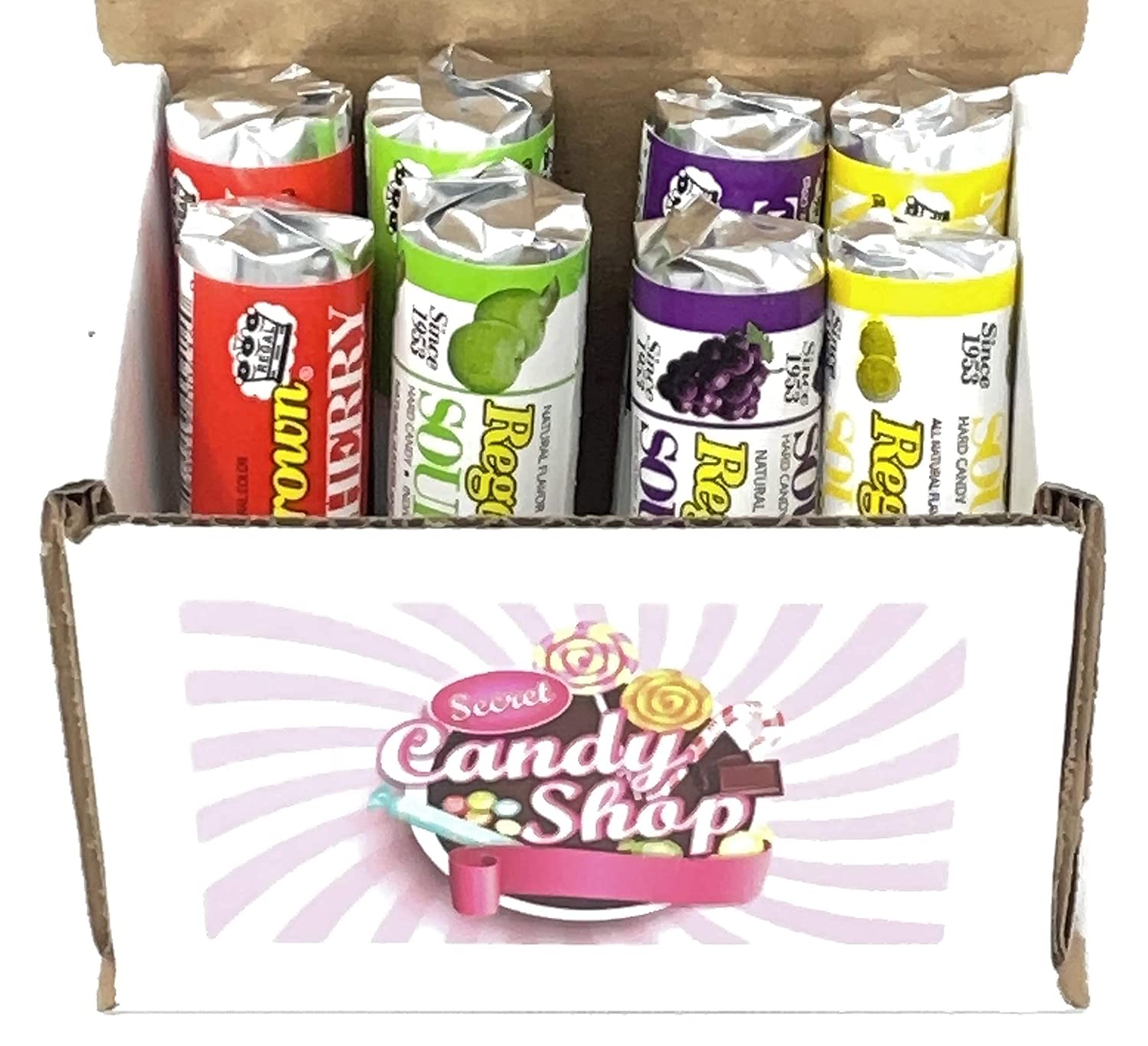 Regal Crown Sour Candy Variety Pack (2 of each, total of 8)