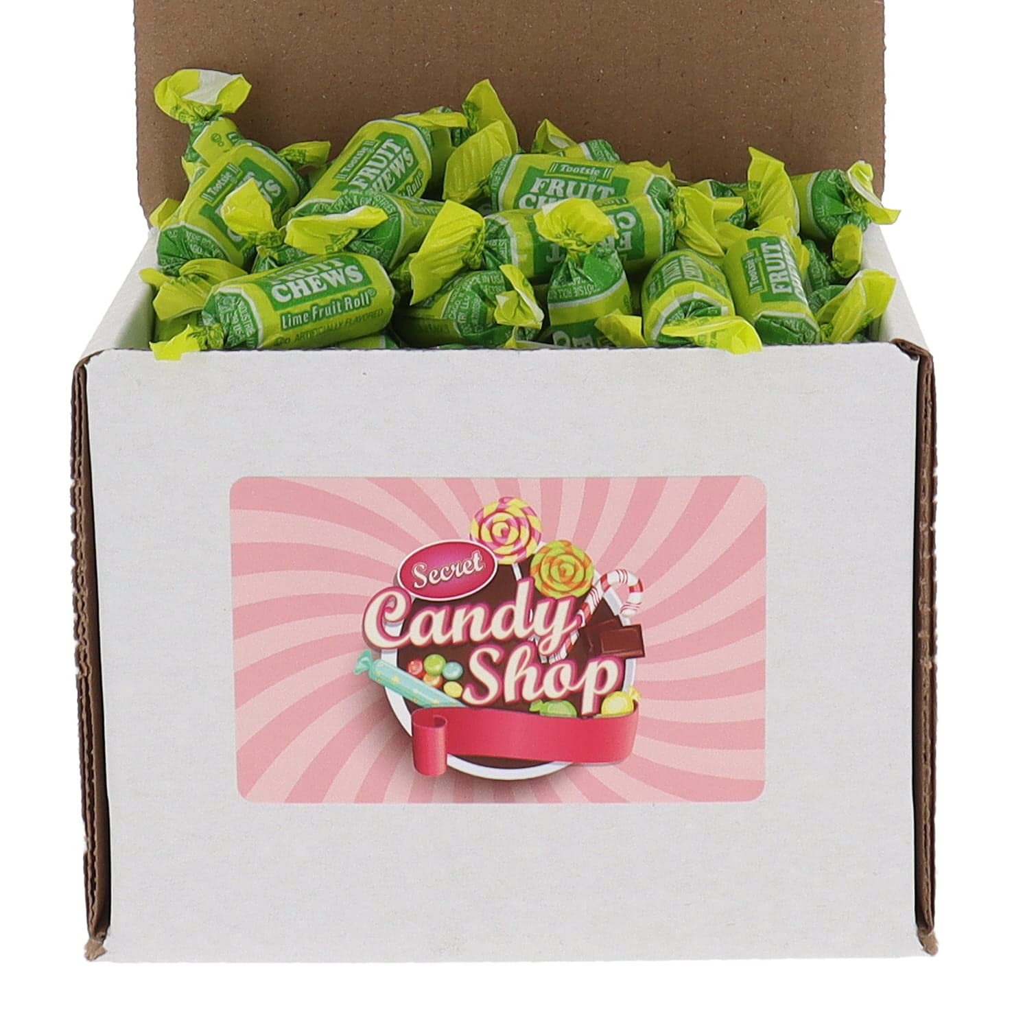 Tootsie Fruit Chews Candy in Box, 1lb (Individually Wrapped)