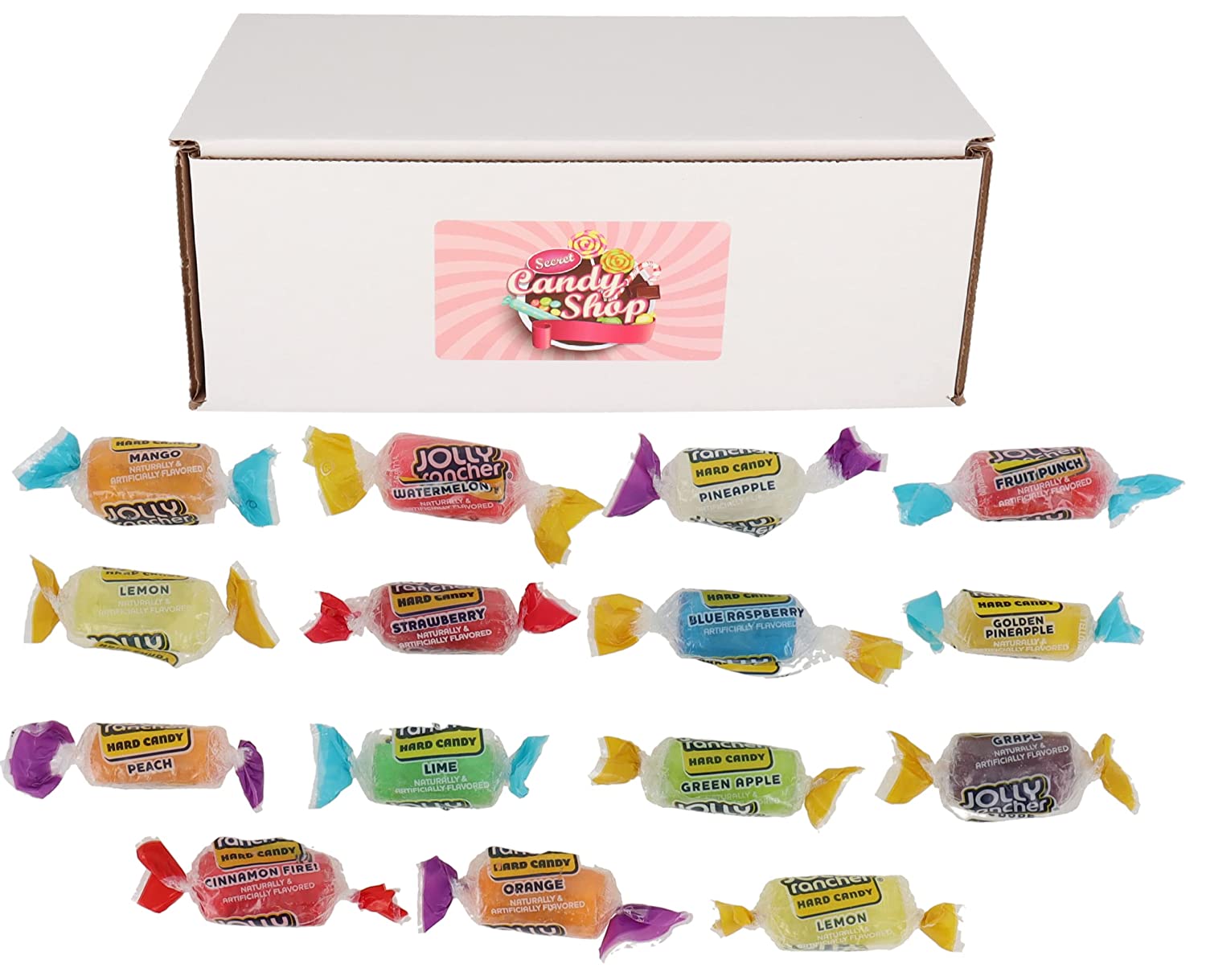 Jolly Ranchers Hard Candy 15 Flavors Variety Bulk Candy in Box
