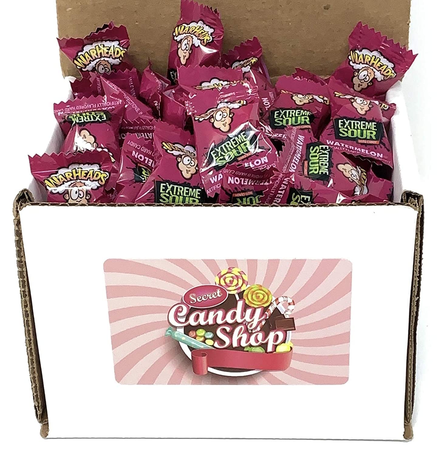 Warheads Extreme Sour Candy in Box, 1Lb (Individually Wrapped)