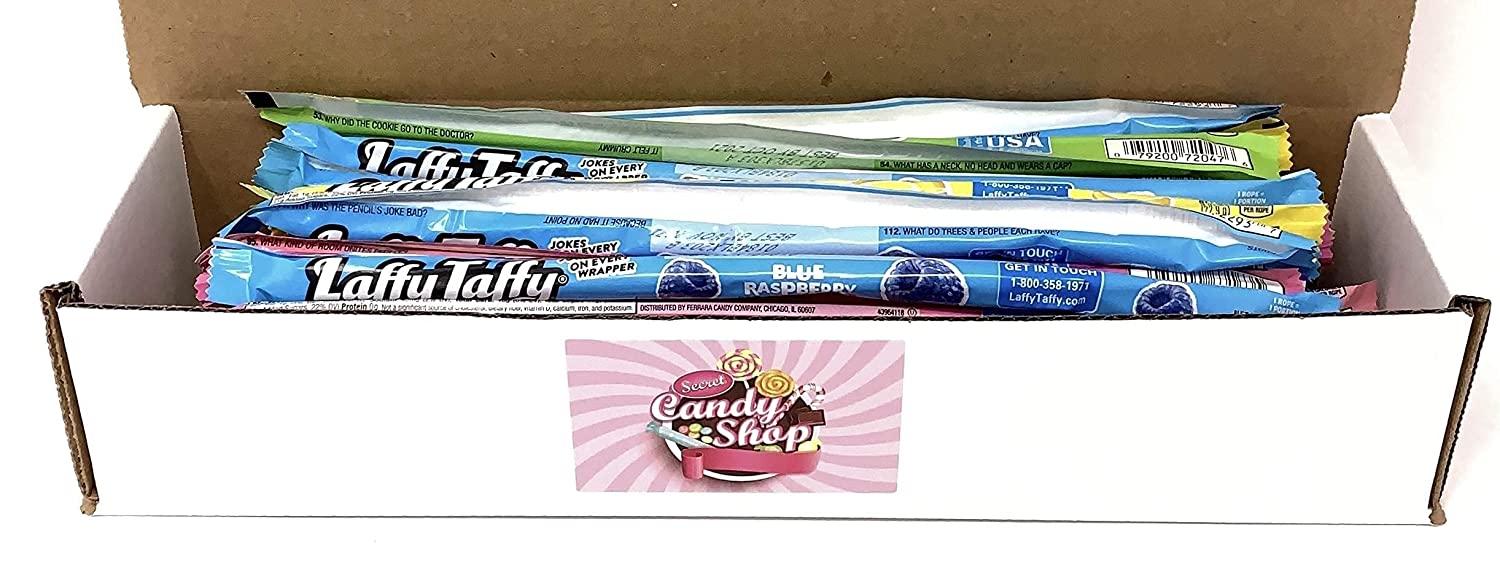 Laffy Taffy Ropes Variety Pack of 7 Flavors