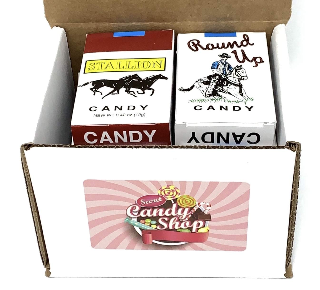 World's King Size Candy "Cigarettes" In a Box (Pack of 10)