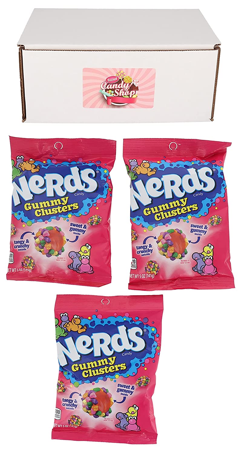 Nerds Gummy Clusters Candy 5oz (Pack of 3)