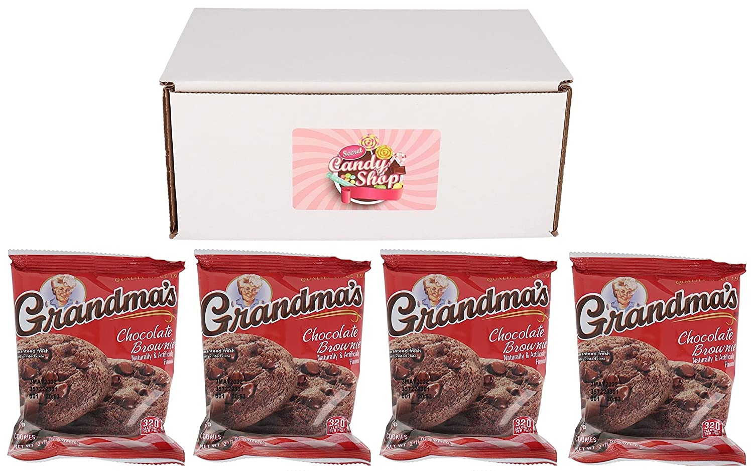 Grandma's Cookies In Box (Pack of 4, total 8 Cookies)