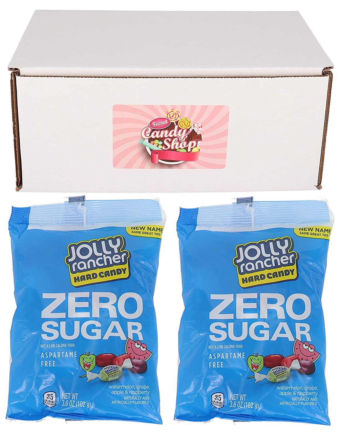 Jolly Rancher Sugar Free Hard Candy 3.6oz Bag