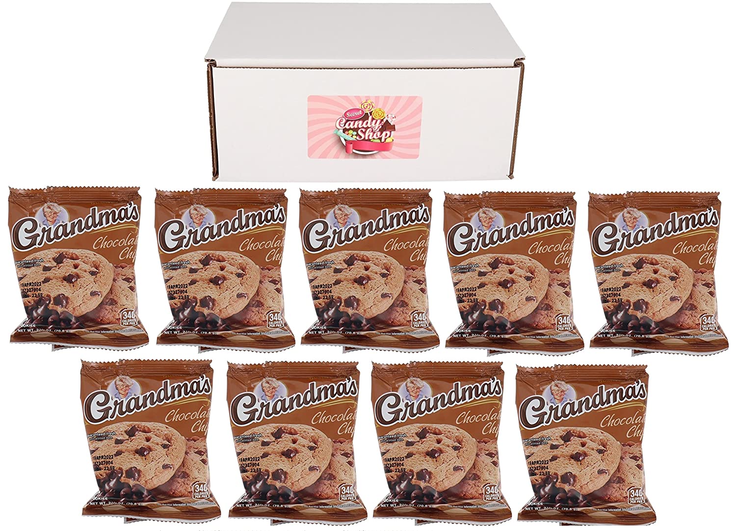 Grandma's Cookies In Box (Pack of 9, total 18 Cookies)