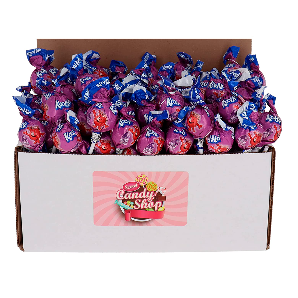 Kool-Aid Gum Pops Lollipops - Grape (Pack of 40)