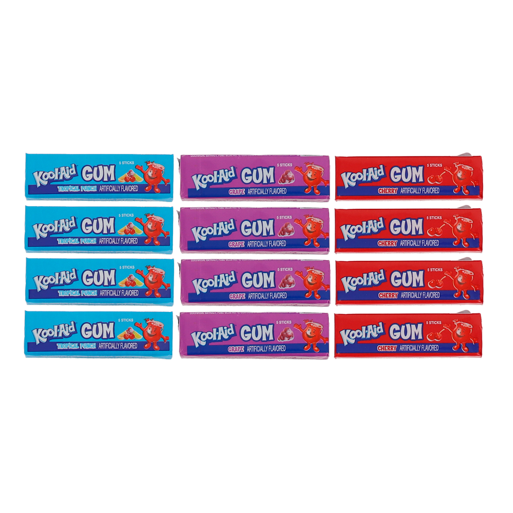 Kool-Aid Gum - Variety (Pack of 12)